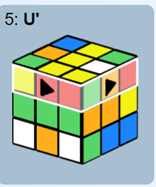 rolled upward from right end 