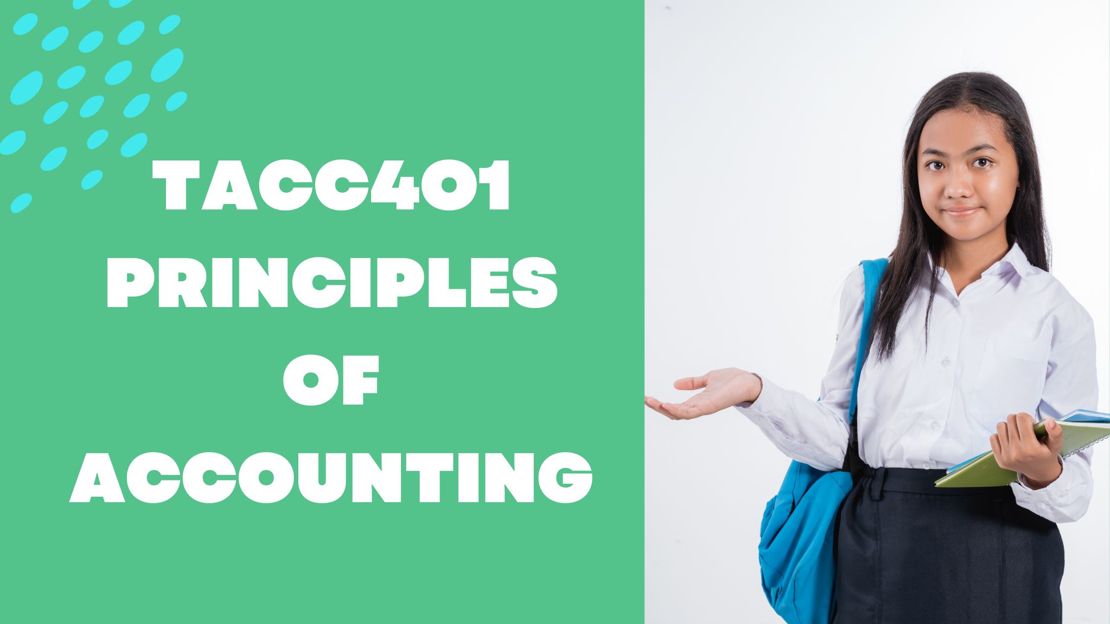 tacc401 principles of accounting